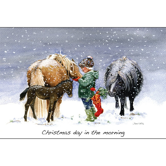 Christmas Cards: Christmas Morning by Jane Wells 5 Cards