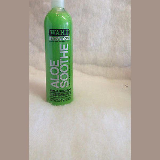 Wahl Showman Aloe Soothe Shampoo Aloe Vera Cools & Soothes Skin 5ltr or 500ml