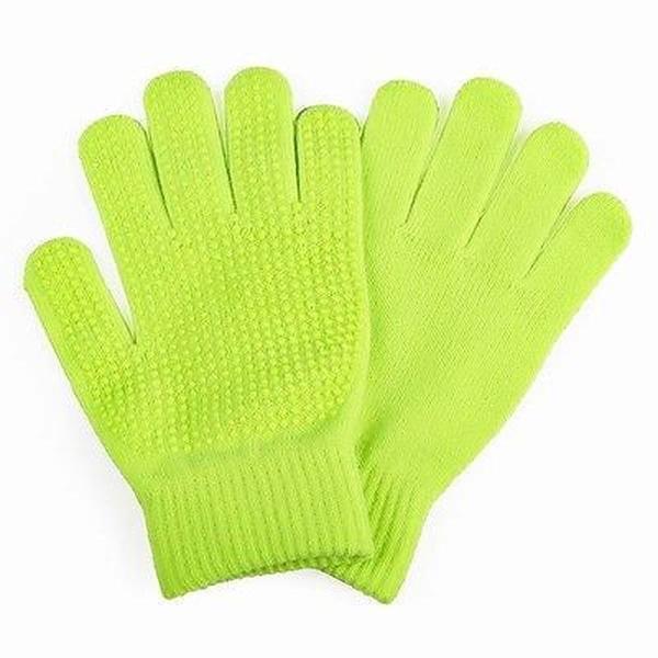 Elico Neon Pimple Palm Gloves Ideal for Winter Riding or Walking Hig Viz Onesize