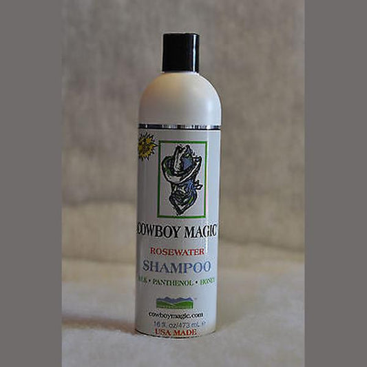 Cowboy Magic Rosewater Shampoo 16oz 473ml Concentrated long lasting Easy Rinse