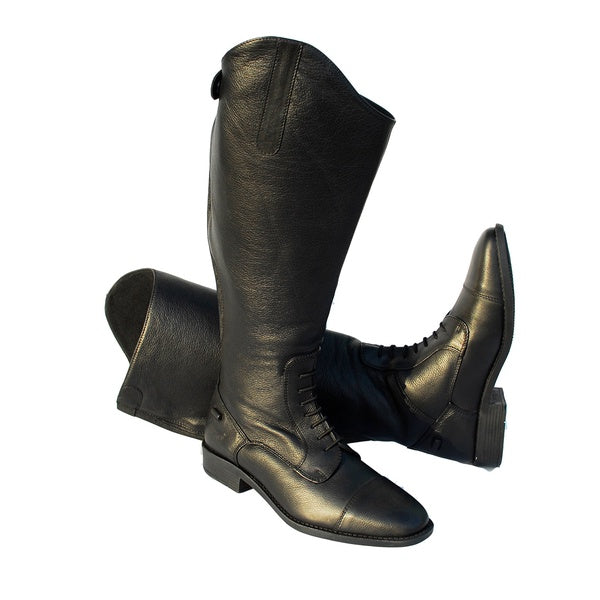 Rhinegold Wide Leg 'Luxus Extra' Leather Riding Boot