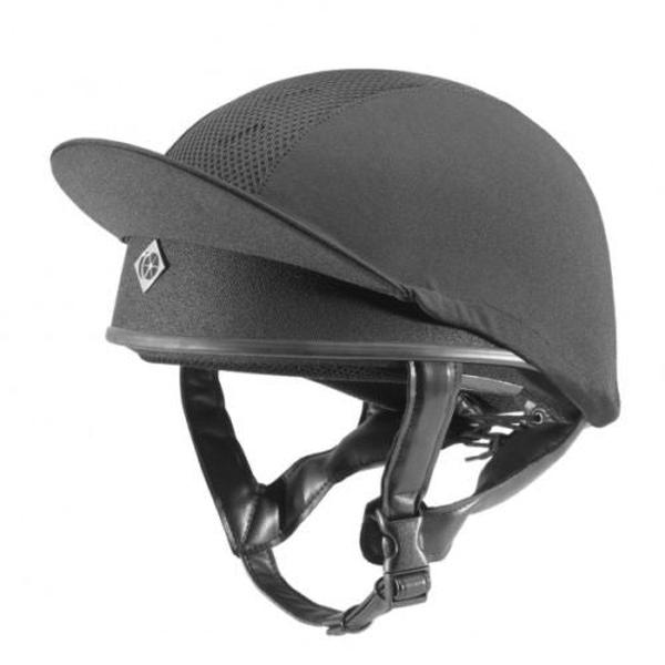 Charles Owens Pro II Plus Skull  Ventilated Riding Hat with Free Cover