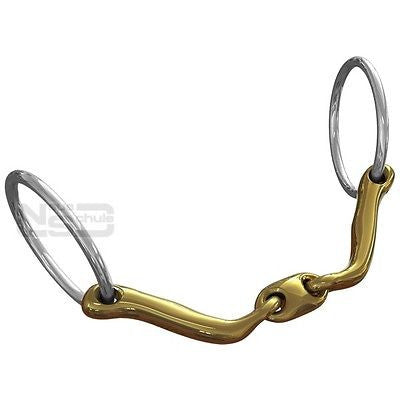 NEUE SCHULE 9010 9011 - Verbindend Loose Ring Snaffle 12mm 16mm Dressage legal