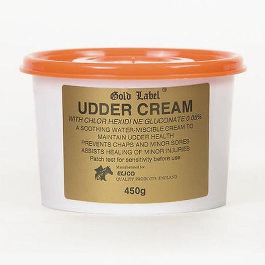 Gold Label Udder Cream Effective for Mud Fever Water Based Barrier Cream  450gm
