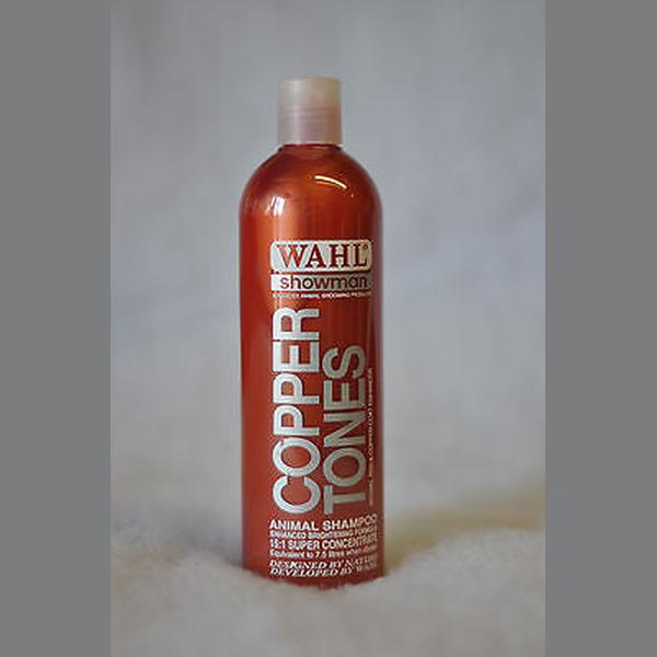 Wahl Showman Copper Tones Colour Enhancing Shampoo Concentrated 5ltr or 500ml