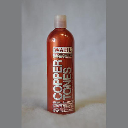 Wahl Showman Copper Tones Colour Enhancing Shampoo Concentrated 5ltr or 500ml
