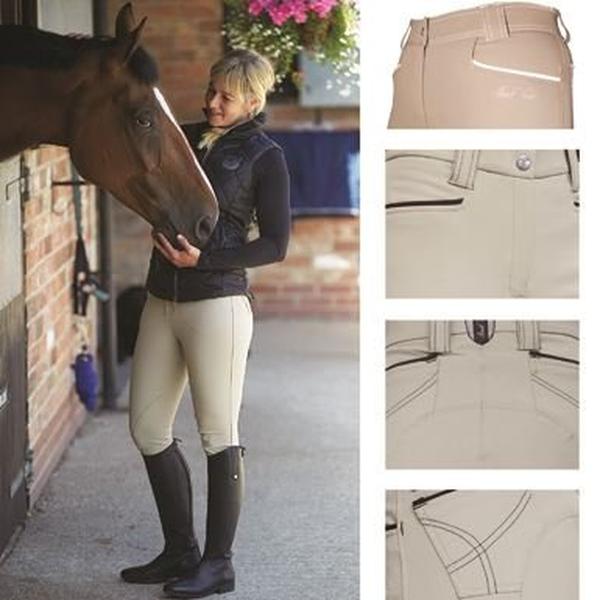 Mark Todd Ladies Contender Competition Breeches Beige 32"