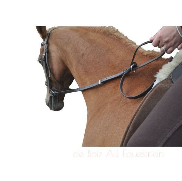 de Boiz Correct Contact Reins - Handmade English Leather Looped Training Reins for Horse and Rider. Now Available in Pony/Cob