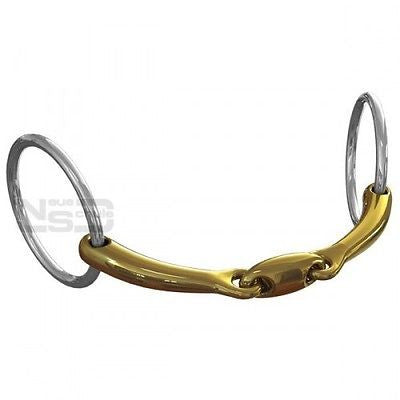 NEUE SCHULE 9009 9012 - Team Up Bit Loose Ring Snaffle 12mm 16mm Dressage legal