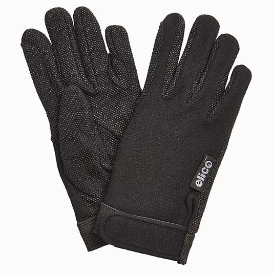Elico Ripley Cotton Gloves Black