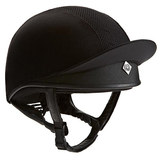 Charles Owens Pro II Plus Skull  Ventilated Riding Hat with Free Cover
